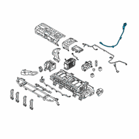 OEM 2017 Hyundai Ioniq Ground Cables Diagram - 37539G2100