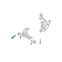 OEM Chevrolet Aveo Bolt/Screw, Engine Mount Bracket Brace Diagram - 94501160