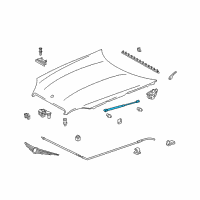 OEM 2007 Chrysler Crossfire Gas Prop Diagram - 5101653AA