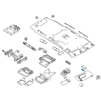 OEM 2020 Infiniti QX80 Bulb - Vanity Mirror Diagram - 26447-1LA0A