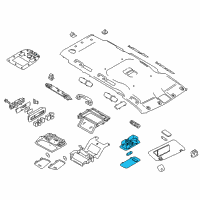 OEM 2012 Nissan Quest Lamp Assy-Personal Diagram - 26460-1JB0A