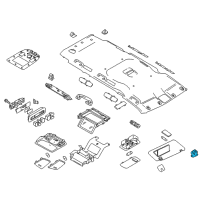 OEM 2014 Nissan Quest Holder SUNVISOR Diagram - 96409-1FA0A