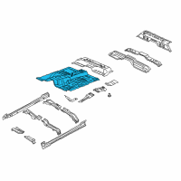 OEM 2005 Dodge Dakota Pan-Front Floor Diagram - 55359932AA