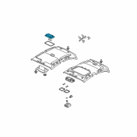 OEM 2006 Honda Civic Base (Atlas Gray) Diagram - 34252-SNA-003ZA