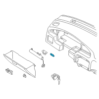 OEM 2001 Nissan Altima Bulb Diagram - 26261-9E000