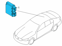 OEM BMW 228i xDrive Gran Coupe CONTROL UNIT ULTRASONIC SENS Diagram - 66-20-9-258-589