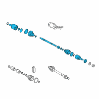 OEM Kia Joint Assembly-Cv LH Diagram - 495004C320