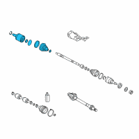 OEM Kia Joint Kit-Front Axle Differential Diagram - 495823S201