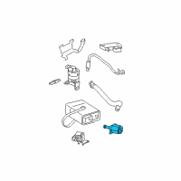 OEM 1994 Chevrolet Corvette Valve Asm, Idle Air Control Diagram - 19351706