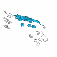 OEM Acura Column Assembly, Steering Diagram - 53200-SL0-A06