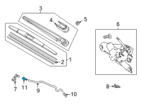 OEM Acura JOINT I, CONNECTOR Diagram - 76845-TYA-A02