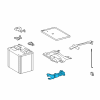 OEM 2019 Toyota Corolla Carrier Bracket Diagram - 74410-02210