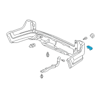 OEM Honda CR-V Reflector Assy., L. RR. Diagram - 33555-S9A-003