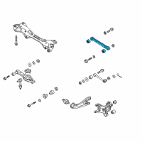 OEM 2014 Kia Cadenza Arm & Bush Assembly-Suspension Diagram - 551003R050