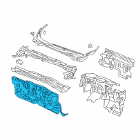 OEM 2018 Honda Civic Dashboard Lower C Diagram - 61500-TBA-A00ZZ