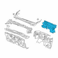 OEM 2020 Honda Civic Ins, Da/Bd LWR Out Diagram - 74251-TBA-A00