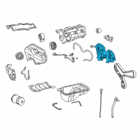 OEM Toyota Tacoma Upper Cover Diagram - 11323-62050