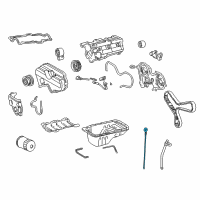 OEM Toyota Dipstick Diagram - 15301-62070