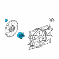 OEM 2012 GMC Terrain Fan Motor Diagram - 25952813