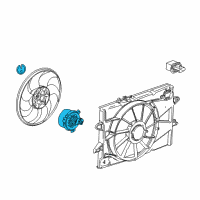 OEM 2017 GMC Terrain Fan Motor Diagram - 25952813