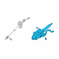 OEM 2014 Chevrolet Camaro Column Asm-Steering Diagram - 23486916