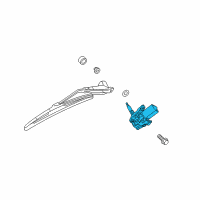 OEM Dodge Nitro Motor-LIFTGATE WIPER Diagram - 55157447AA