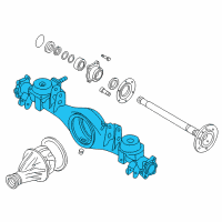 OEM 1996 Nissan Pathfinder Case Assy-Rear Axle Diagram - 43010-0W020