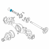 OEM 2016 Nissan Frontier Seal-Oil, Rear Axle Shaft Diagram - 43252-0W000