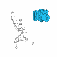 OEM 2018 Toyota Camry ABS Control Unit Diagram - 44050-06400