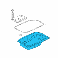 OEM 2010 Cadillac Escalade EXT Oil Pan Diagram - 24222657