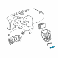 OEM Cadillac SRX Heater Control Diagram - 13585879