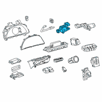 OEM Lexus ES250 Switch Assembly, COMBINA Diagram - 84970-33100