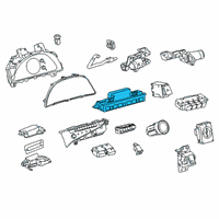 OEM 2022 Lexus ES300h Switch, Refreshing S Diagram - 84752-33330