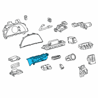 OEM 2021 Lexus ES350 Control Assembly, Air Co Diagram - 55900-06810