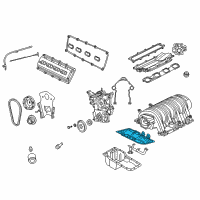 OEM 2008 Jeep Grand Cherokee Gasket-Oil Pan Diagram - 5037692AA