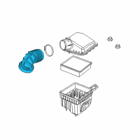 OEM 2012 Ram 3500 Clean Air Duct Diagram - 53032944AL