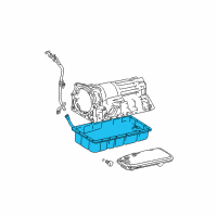 OEM Toyota Transmission Pan Diagram - 35106-34040