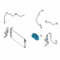 OEM 2009 Nissan Altima Compressor - Cooler Diagram - 92600-ZN41B