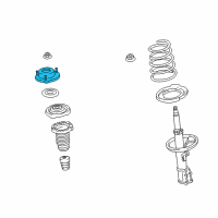 OEM 2011 Lexus RX450h Front Suspension Support Sub-Assembly Diagram - 48609-0E050