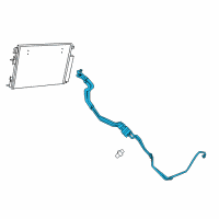 OEM 2020 Chrysler 300 HOSE/TUBE-Transmission Oil Cooler Diagram - 68252508AE