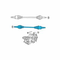 OEM 2008 Dodge Avenger Cv Axle Shaft Diagram - 5085100AB