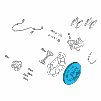 OEM 2021 Ford EcoSport Rotor Diagram - GN1Z-2C026-D