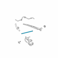 OEM 2008 Chrysler Pacifica Hose-LIFTGATE Washer Diagram - 4894287AB