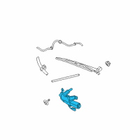 OEM Chrysler Pacifica Motor-LIFTGATE WIPER Diagram - 4894283AC