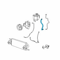 OEM 2010 Chrysler 300 Hose-Power Steering Supply Diagram - 4782349AC