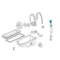 OEM Chevrolet Cavalier Dipstick Diagram - 24577248