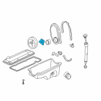 OEM 1988 Chevrolet Beretta Hub, Crankshaft Pulley Diagram - 14062705