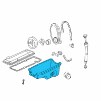 OEM 1993 Chevrolet Beretta Pan, Oil Diagram - 88890999