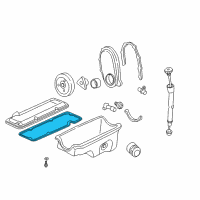 OEM 1995 Chevrolet Cavalier Gasket-Valve Rocker Arm Cover Diagram - 14090066