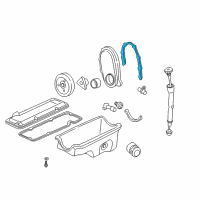 OEM 1989 Chevrolet Beretta Front Cover Seal Diagram - 14090026